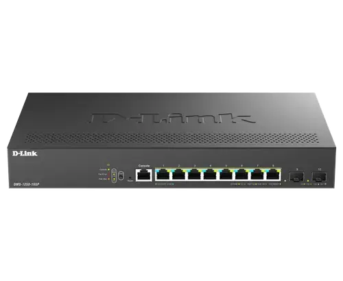 Switch DLink DMS-1250-10SP, 8 porturi, PoE