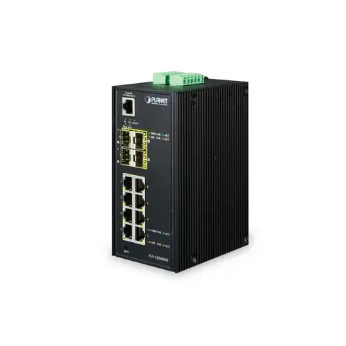 Switch Ethernet, Planet, Negru