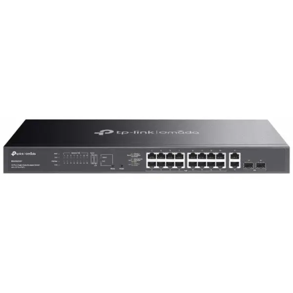 Switch Gigabit Easy Managed Omada ES220GMP cu 20 de porturi si 16 porturi PoE+