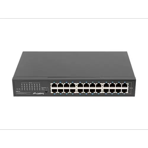 Switch Gigabit Lanberg RSGE-24 cu 24 de porturi (RSGE-24)