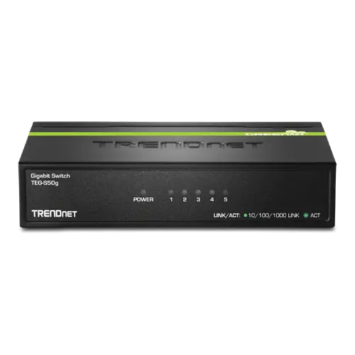 Switch GREENnet 5 porturi Gigabit - TRENDnet TEG-S50G