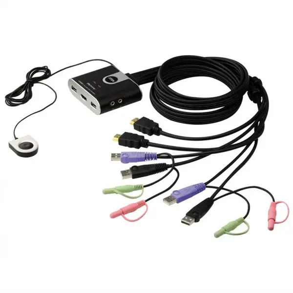 Switch KVM USB HDMI Audio/Video 2 porturi, Aten CS692