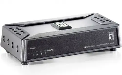 Switch Level One FSW-0508TX, 5 porturi