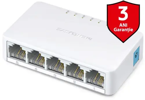 Switch Mercusys MS105, 5 porturi (Alb)