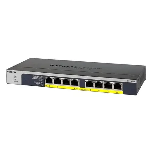 Switch NetGear, 8 Porturi, 120W, Gri