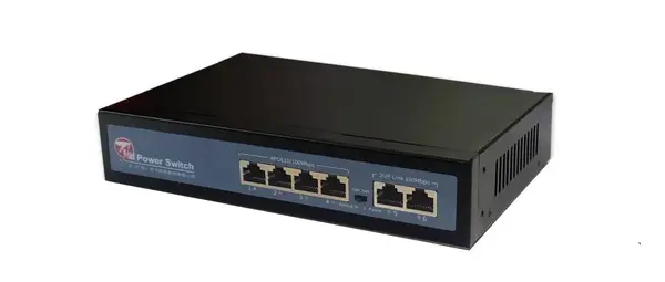 Switch PoE 6 porturi, 75W, Safer SAF-POE5203-6