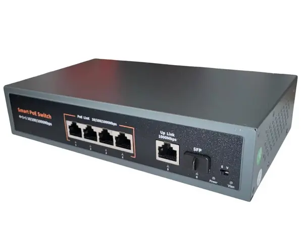 Switch PoE SMART 4 porturi 100/1000mbps 78W + PORT SFP SWGB-4POE78WSFP