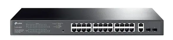 Switch PoE TP-Link TL-SG1428PE, 28 de porturi, 24x PoE+ Gigabit, 2x SFP, 2x Ethernet, 250W
