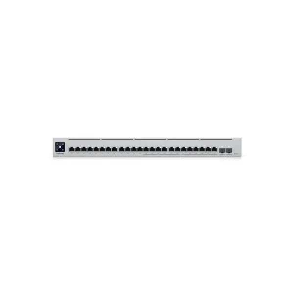 Switch rackabil Ubiquiti UniFi Enterprise, 24 porturi, 2x SFP, 124 Gbps, 400W, Layer 3
