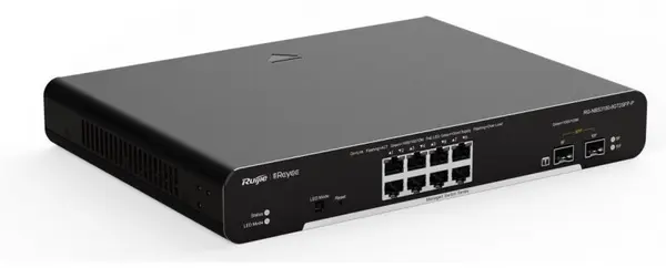 Switch Ruijie - RG-NBS3100-8GT2SFP-P, 10 porturi, negru