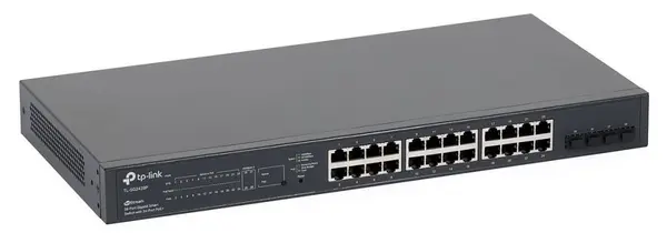 Switch TP-Link 28 porturi smart Gigabit 56 Gbps 24 porturi PoE 8K MAC - TL-SG2428P