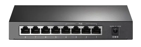 Switch TP-Link 8 porturi, 4 x PoE, Gigabit TL-SG1008P