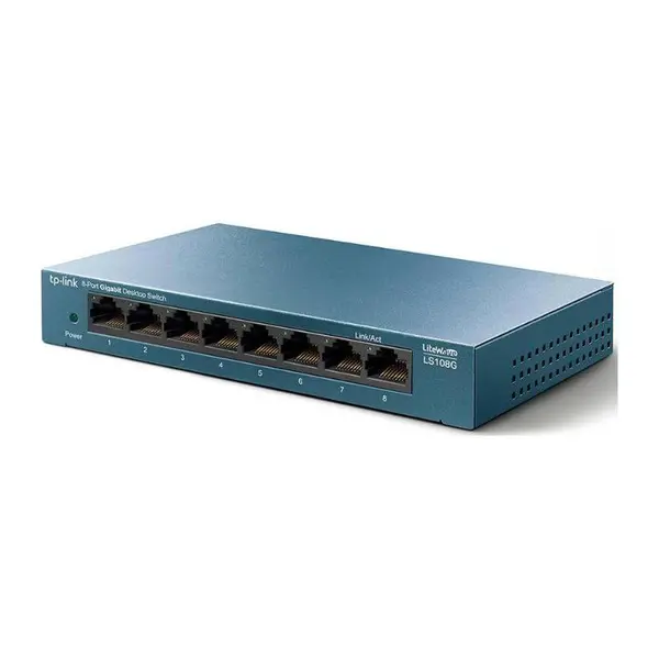 Switch TP-LINK LS108G, 8 port, 10/100/1000 Mbps