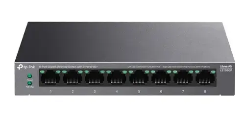 Switch TP-Link LS108GP, Gigabit, 8 porturi, PoE+