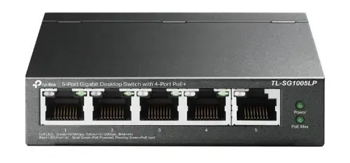 Switch TP-LINK TL-SG1005LP, Gigabit, 5 Porturi, PoE