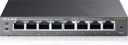 Switch TP-Link TL-SG108PE, Gigabit, 8 Porturi, 4 x PoE