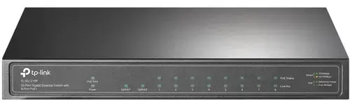 Switch TP-Link TL-SG1210P, 10 Porturi, Gigabit, PoE+