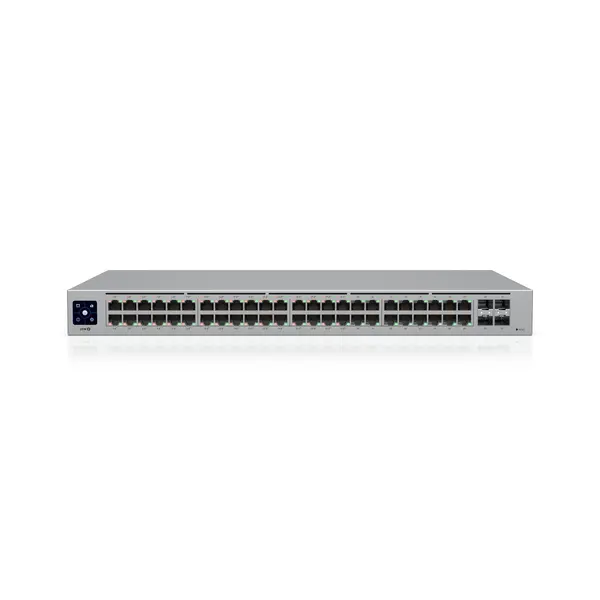 Switch Ubiquiti - Standard 48 PoE, 48 porturi, gri
