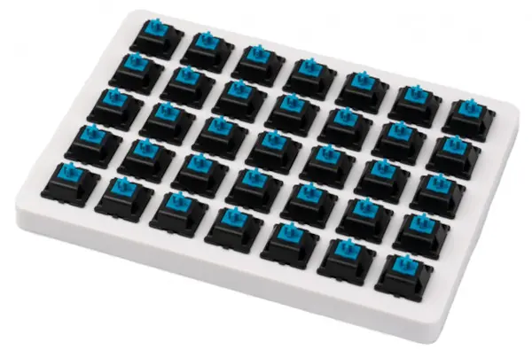 Switch-uri Keychron - Cherry MX Blue, 35 bucati