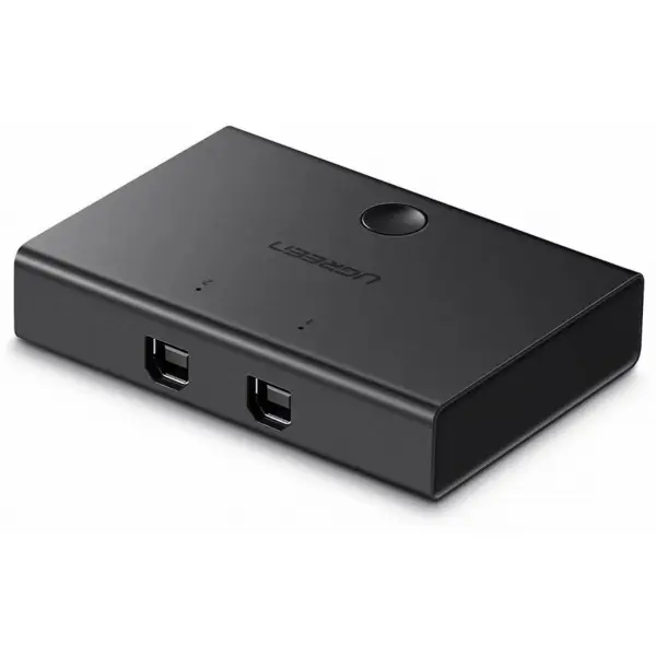 Switch USB UGREEN US158, 2 x USB-B, Negru