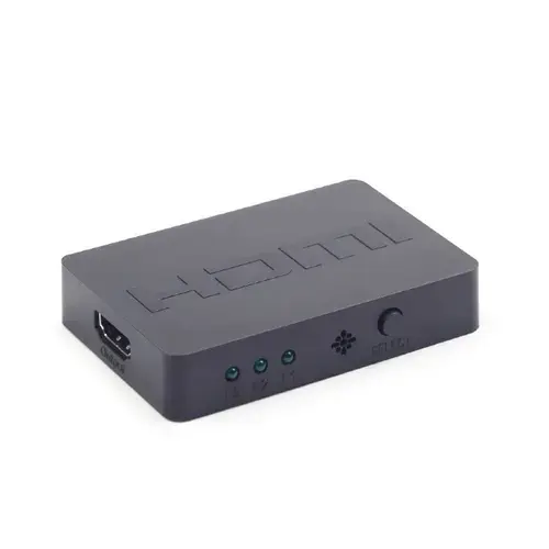 Switch video Gembird DSW-HDMI-34, 3 device la 1 Monitor, 3x HDMI (Negru)