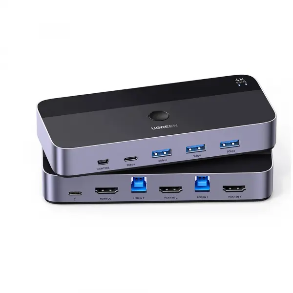 Switch Video HDMI UGREEN CM664, Negru