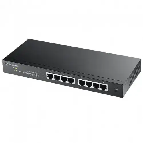 Switch Zyxel GS1900-8HP, 8 Porturi, Gigabit, Smart Managed, PoE