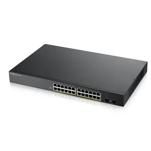 Switch ZYXEL GS190024HPV, 24 Porturi, 10/100/1000 Mbps