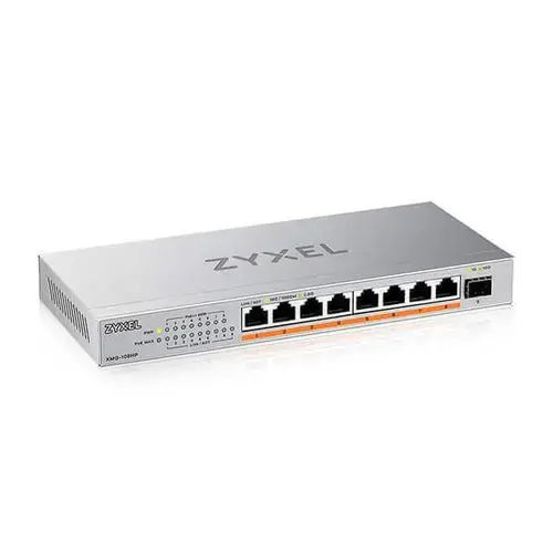 Switch ZyXEL XMG-108HP-EU0101F, 8 porturi, PoE
