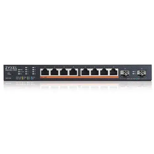 Switch ZyXEL XMG1915-10EP, Managed L2, 8 porturi 2.5G Ethernet, PoE