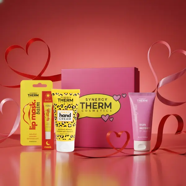 Synergy Therm set cadou : Masca Buze +Crema Sun screen +Crema maini