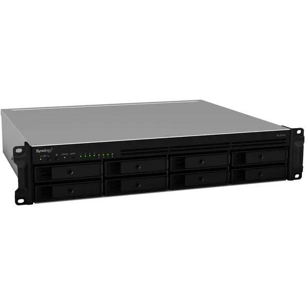 Synology Network Attached Storage Synology RS1221RP+, 8-Bay, Procesor AMD RyzenTM V1500B 2.2GHz, 4GB DDR4