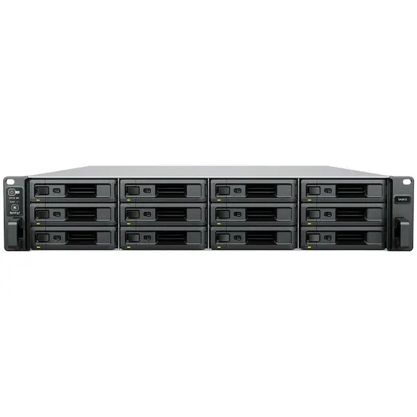 Synology Server Synology SA3410, Intel Xeon D-1541, 8 core, 16 GB DDR4 ECC, 12 slot SAS/SATA
