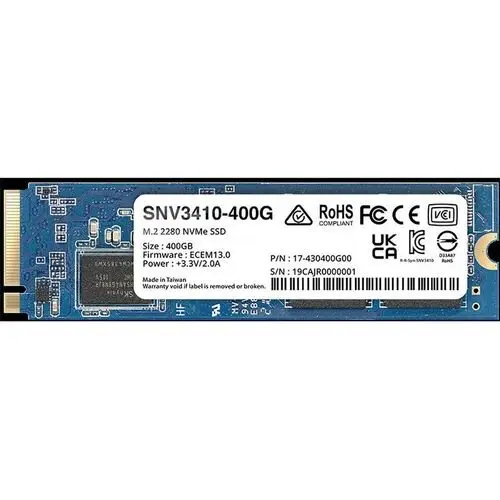 Synology SSD Server Synology SNV3410-400G, 400GB, PCIe Gen 3.0 x4, M.2,