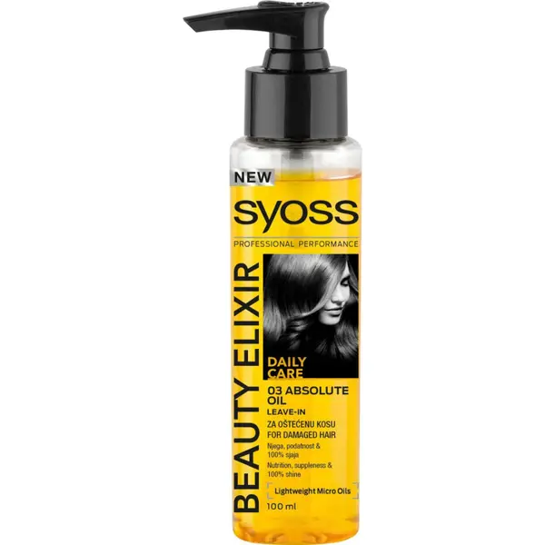 Syoss Beauty Elixir Ulei hrănitor Volum 100 ml