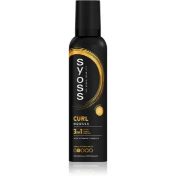 Syoss Curl Mousse spuma pentru o fixare naturala