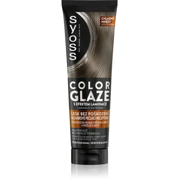 Syoss Intense Glaze Color vopsea de par tonifianta pentru stralucire culoare Cool Brown 130 ml