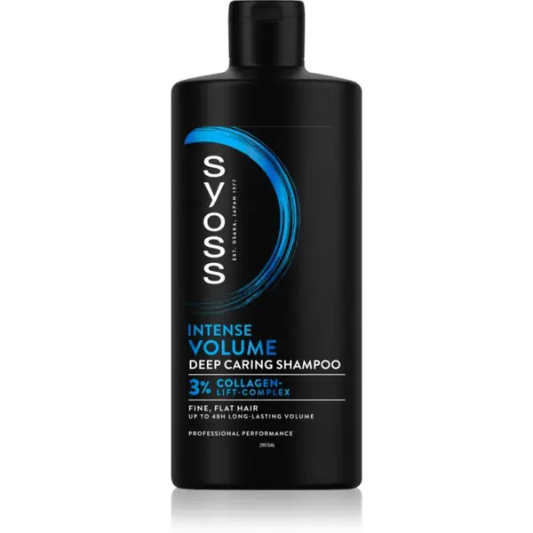 Syoss Intense Volume Sampon pentru par fin, moale 440 ml