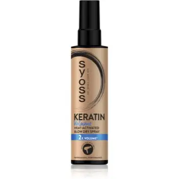 Syoss Keratin Volume spray pentru protecția termică a părului pentru volum maxim
