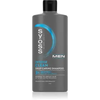 Syoss Men Intense Clean șampon pentru par normal spre gras
