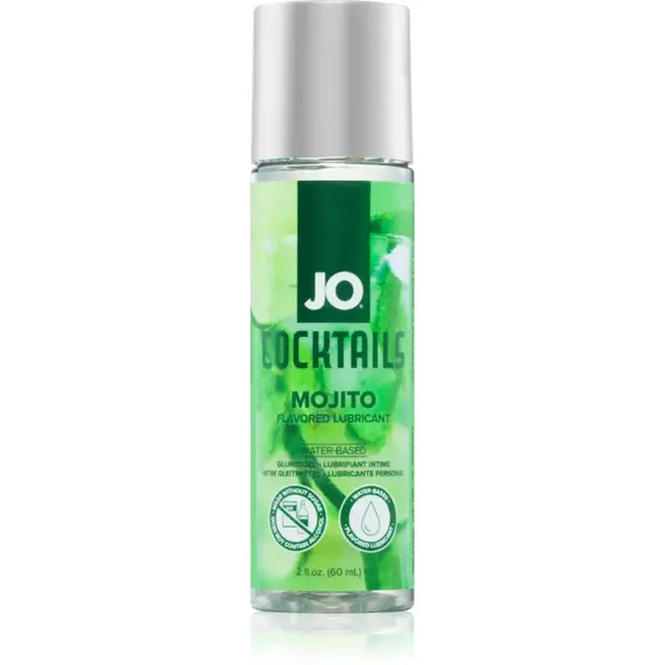 System JO H2O Cocktails Mojito gel lubrifiant cu aromă 60 ml