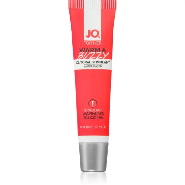 System JO WARM & BUZZY FOR HER balsam pentru stimularea clitorisului 10 ml