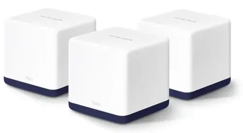 System Mesh Wi-Fi Mercusys Halo H50G(3-pack), AC1900, Gigabit, Dual Band (Alb)