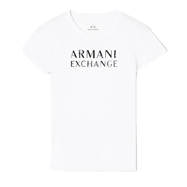 T-shirt optic white logo L