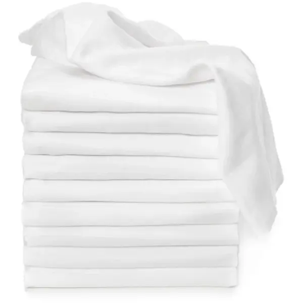 T-TOMI TETRA Cloth Diapers HIGH QUALITY White scutece textile White 70x70 cm 10 buc