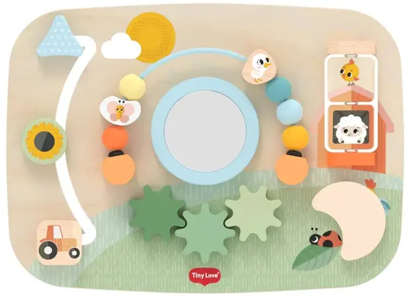 Tablă activă din lemn Tiny Love - Farmers Funday
