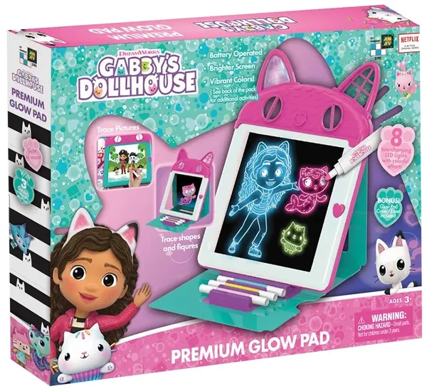 Tablă de desen luminoasă premium Gabby's Dollhouse