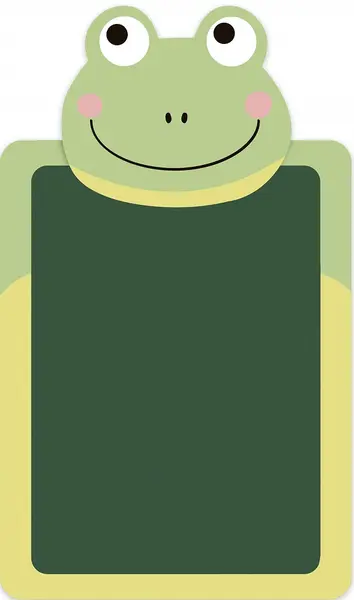 Tablă de desen și set de cretă colorată Apli Kids - Frog