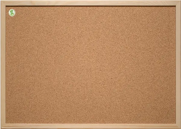 Tablă de pluta cu ramă din lemn 2x3 - 60 x 90 cm