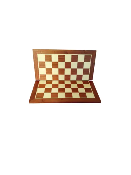 Tabla de sah pliabila - lemn no 5 - mahon - cu si fara notatie